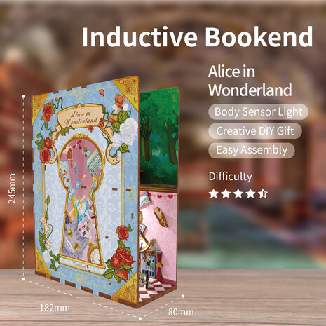  Alice in Wonderland Book Nook