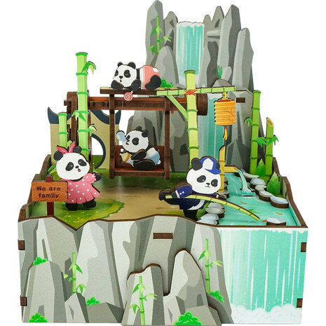 Tonecheer Pandas' Home Musicbox