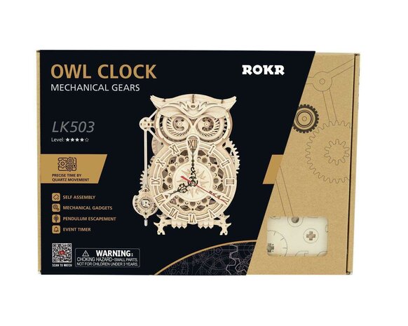 Owl clock