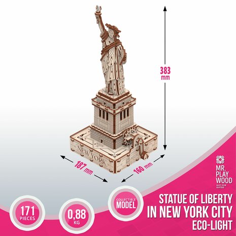  Statue of Liberty in New York City (eco-light)